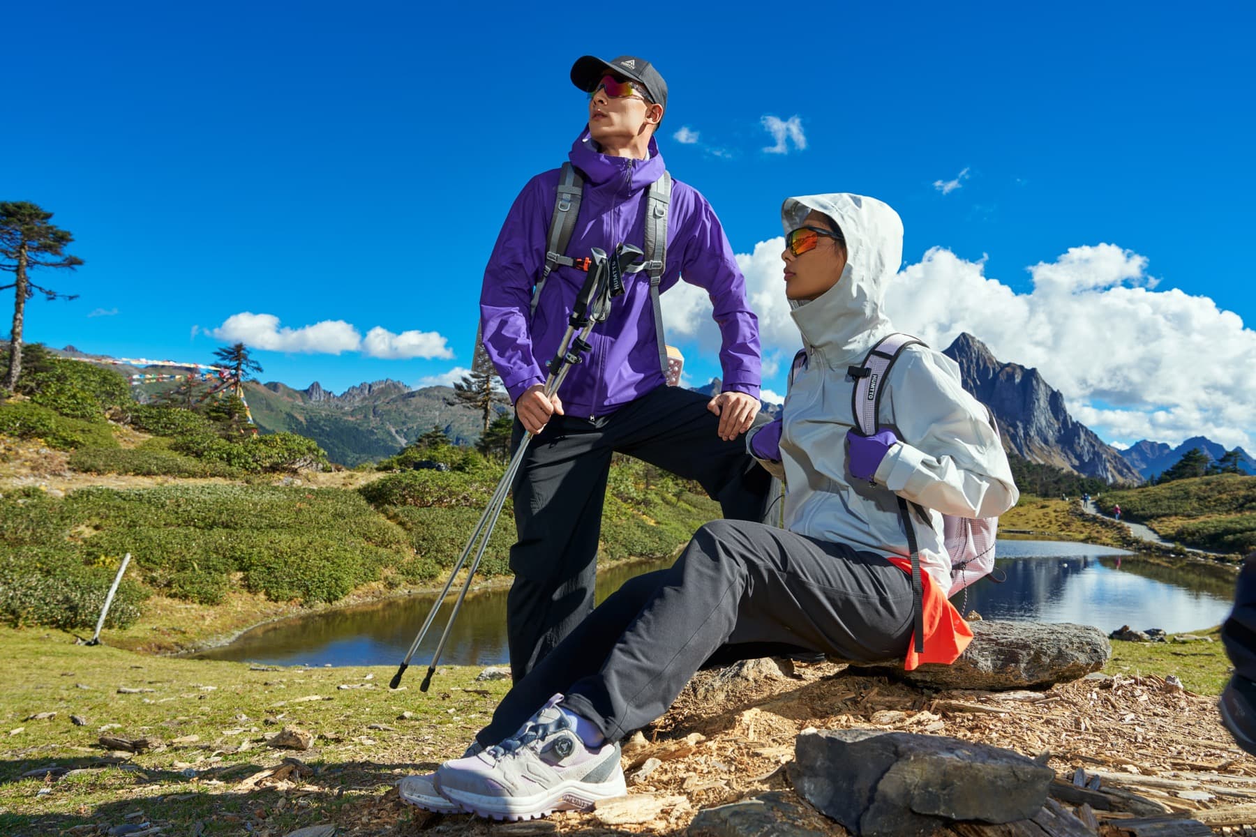 Mountain hiking