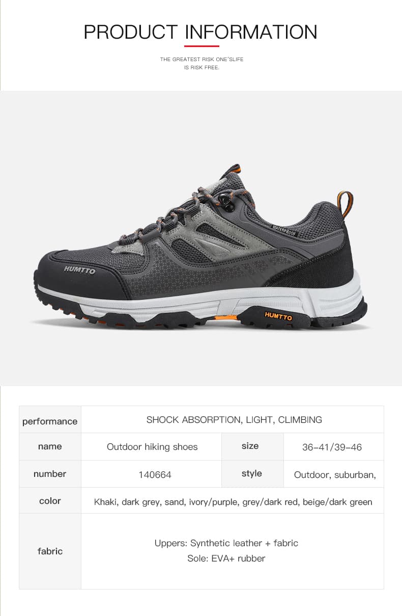 Outdoor Low-top Hiking Shoes detail 9
